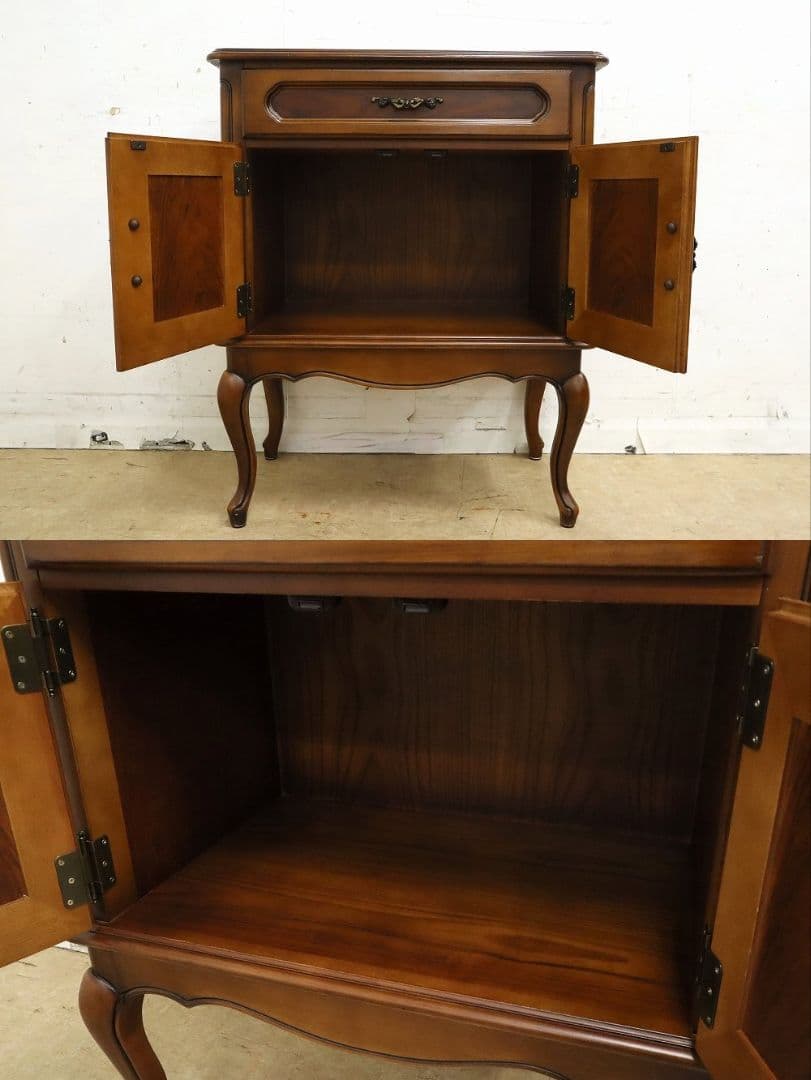 【H.shop】カリモク【コロニアル】猫脚 キャビネット・サイドボード