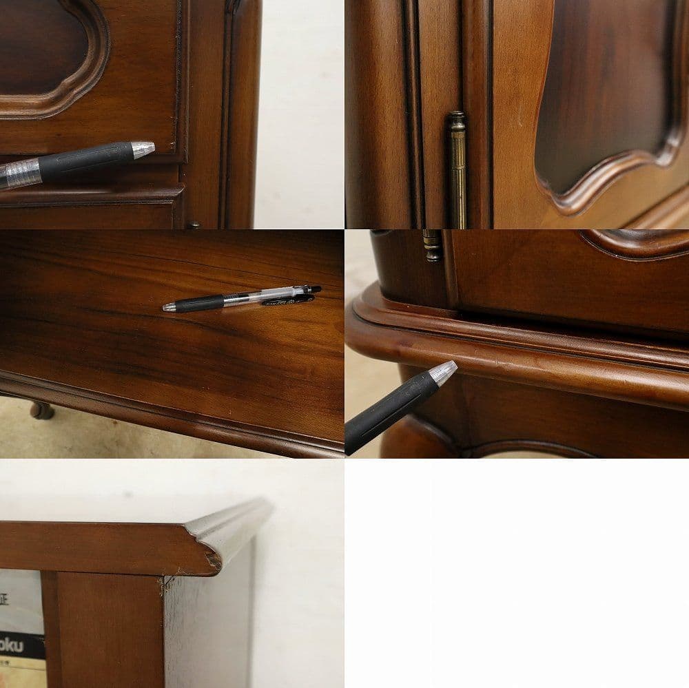 【H.shop】カリモク【コロニアル】猫脚 キャビネット・サイドボード