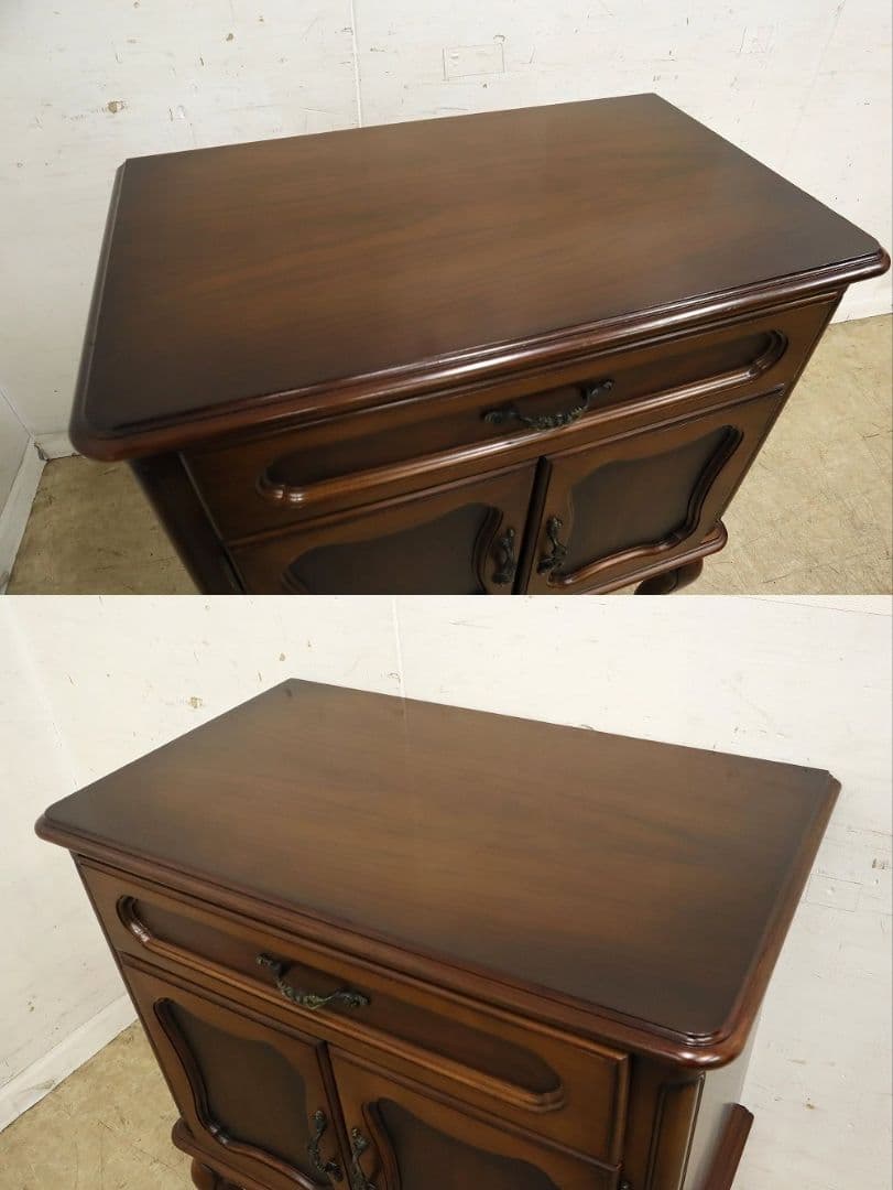 【H.shop】カリモク【コロニアル】猫脚 キャビネット・サイドボード