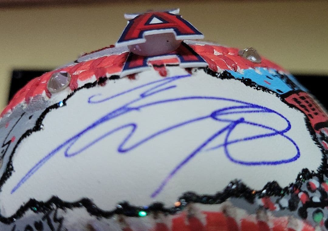 f*u様 #◆⚾大谷翔平選手直筆⚾×チャールズ・ファジーノ ハンドペイント完全受