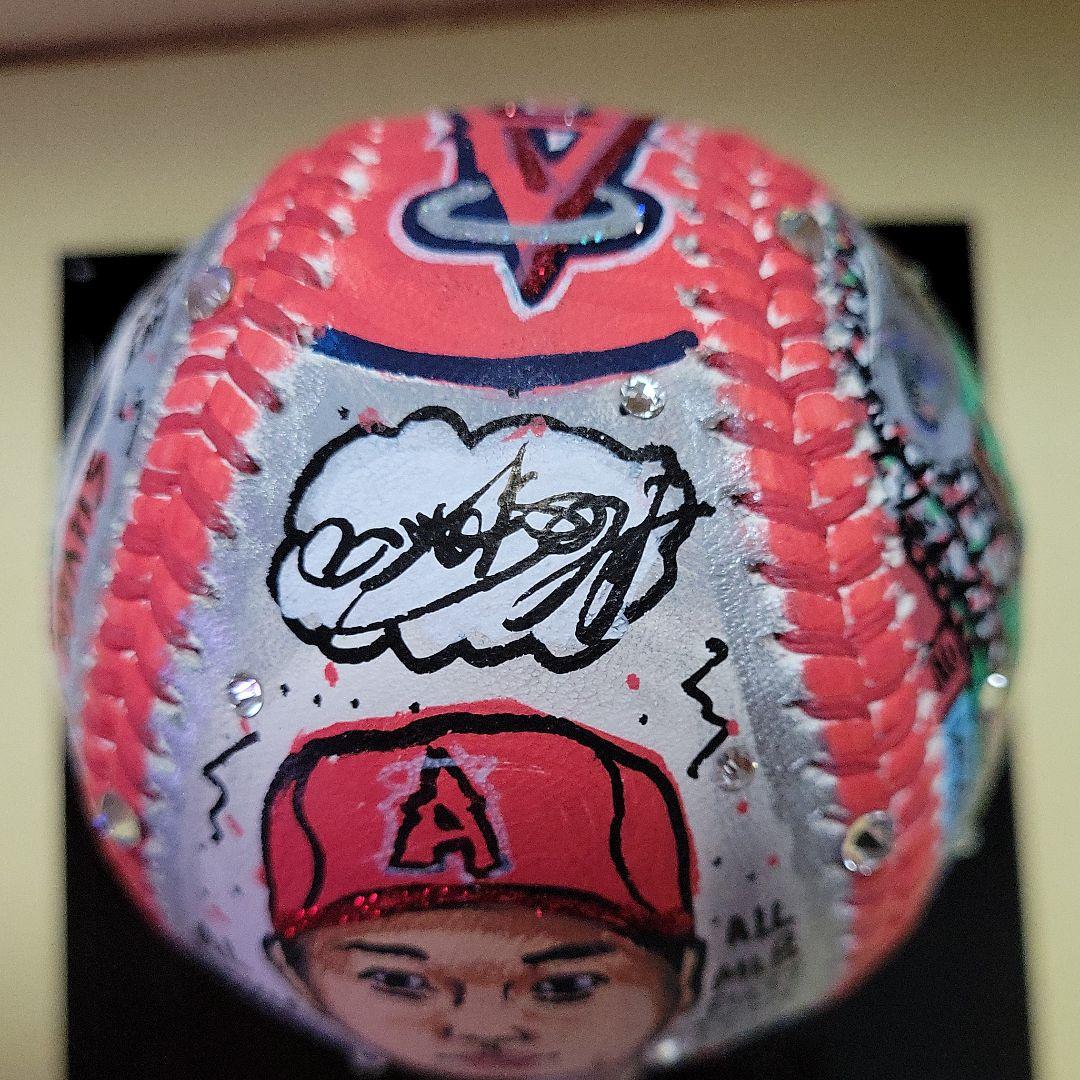 f*u様 #◆⚾大谷翔平選手直筆⚾×チャールズ・ファジーノ ハンドペイント完全受