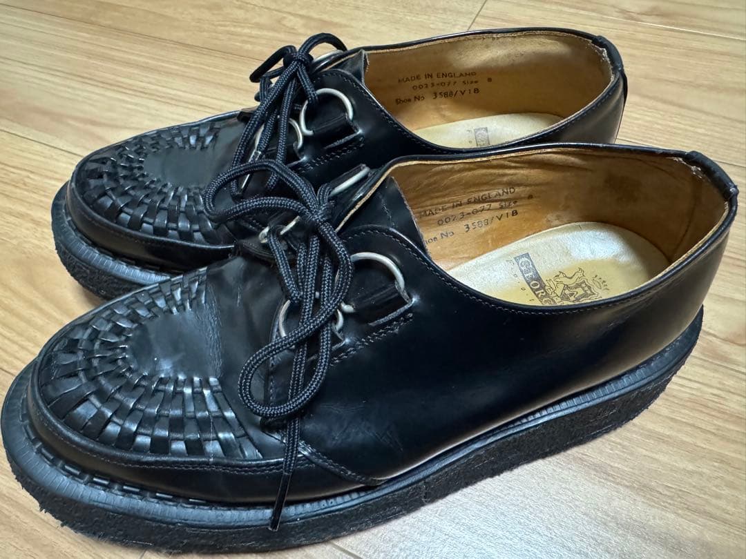 E COX ジョージコックス ギブソン クリーパー ラバーソール 27