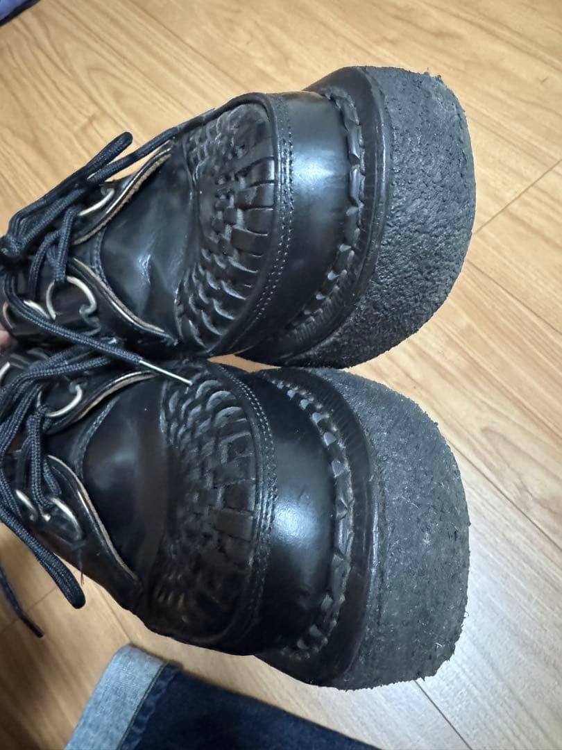 E COX ジョージコックス ギブソン クリーパー ラバーソール 27