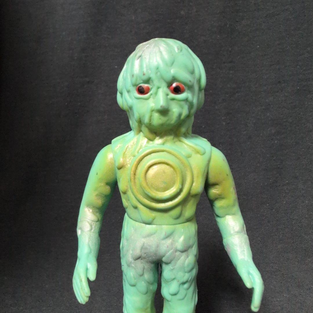 昭和レトロ　当時物　鉄人タイガーセブン　オイル原人　ソフビ　ジャンク