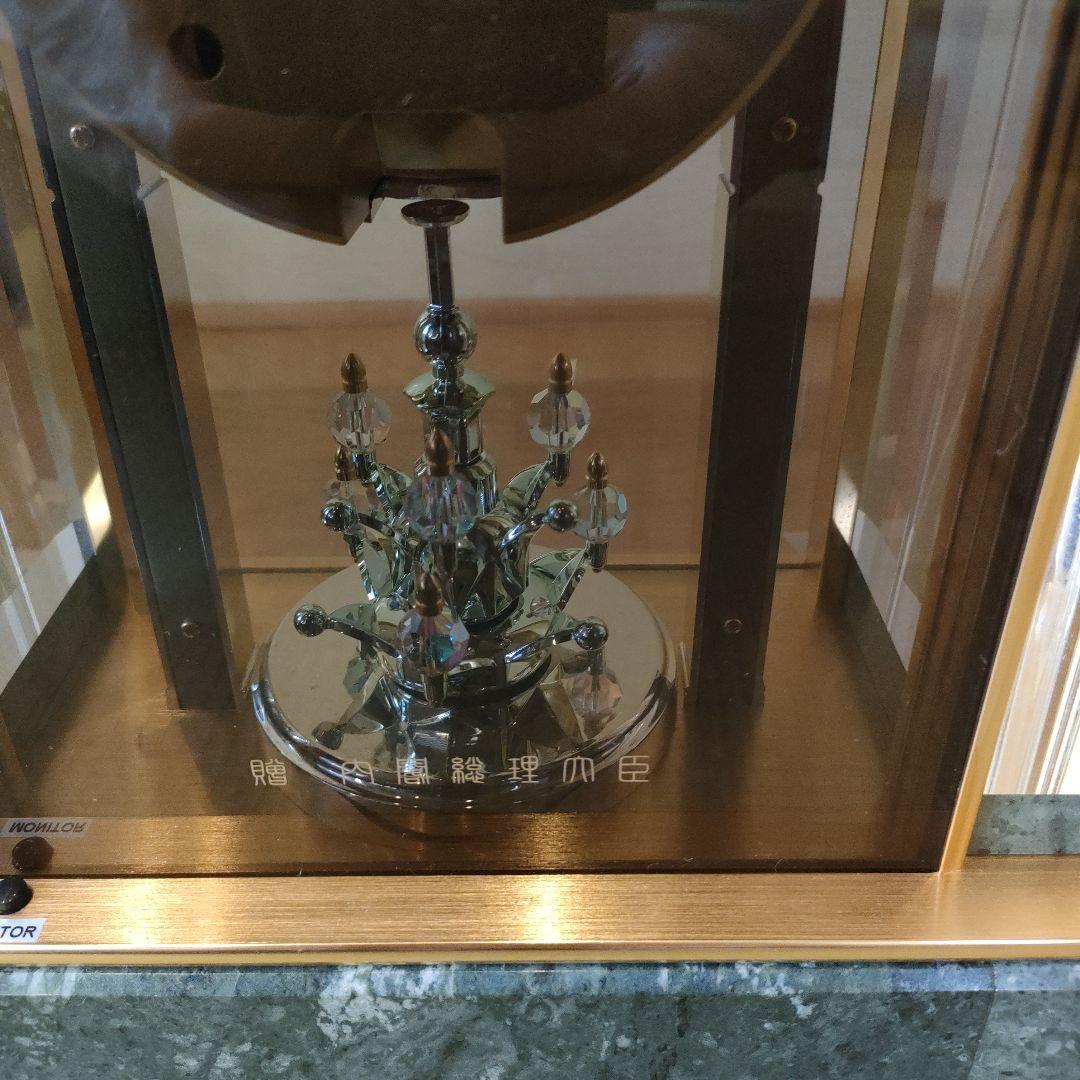 SEIKO EMBLEM 電波置時計 蛇紋石 内閣総理大臣 贈呈品HW926G