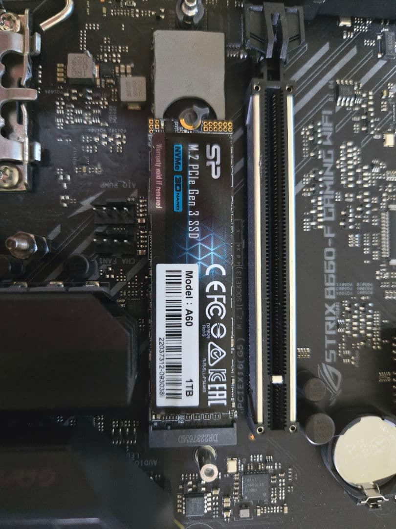 12900KF + ROG B660 + DDR5 32GB +おまけ