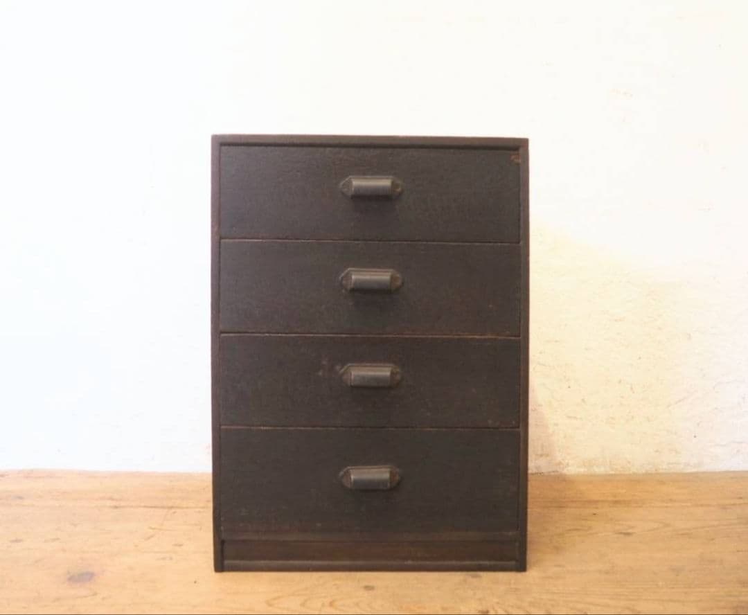 1007 ヴィンテージ　小引き出し　収納棚　陳列台　チェスト　書類ケース　レトロ