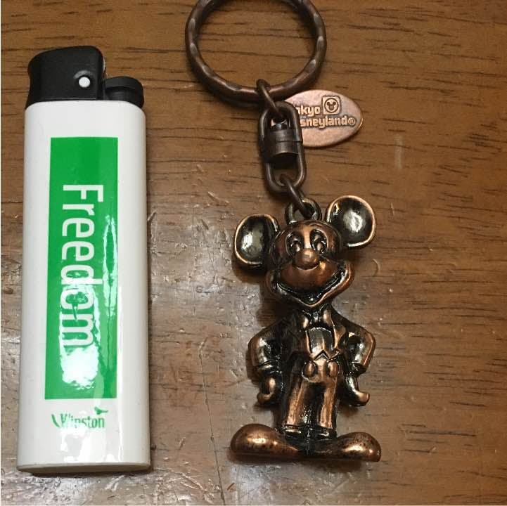 T2A0011 ミッキーマウス キーホルダー ブロンズ