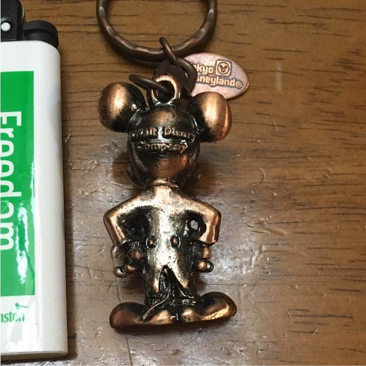 T2A0011 ミッキーマウス キーホルダー ブロンズ