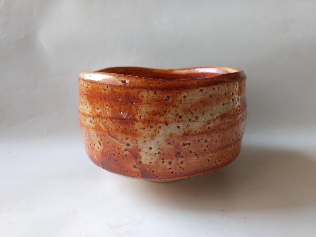 加藤秀山 紅志野 志野焼 志野茶碗 共箱 茶道具 茶器 茶碗 新品 未使用 美品