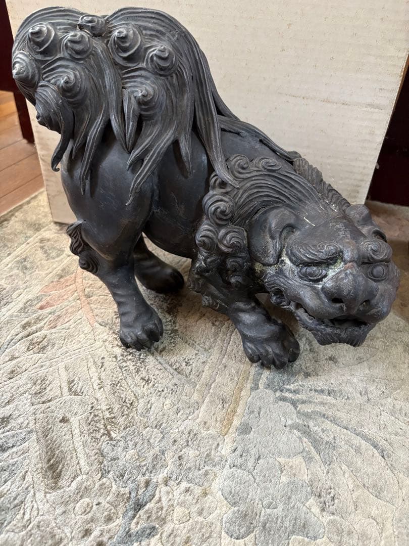 獅子　置物