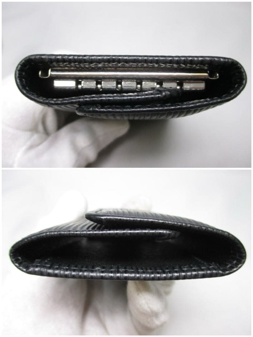 美品 ルイヴィトン エピ 黒 ６連キーケース ブラック キーケース 中古本物