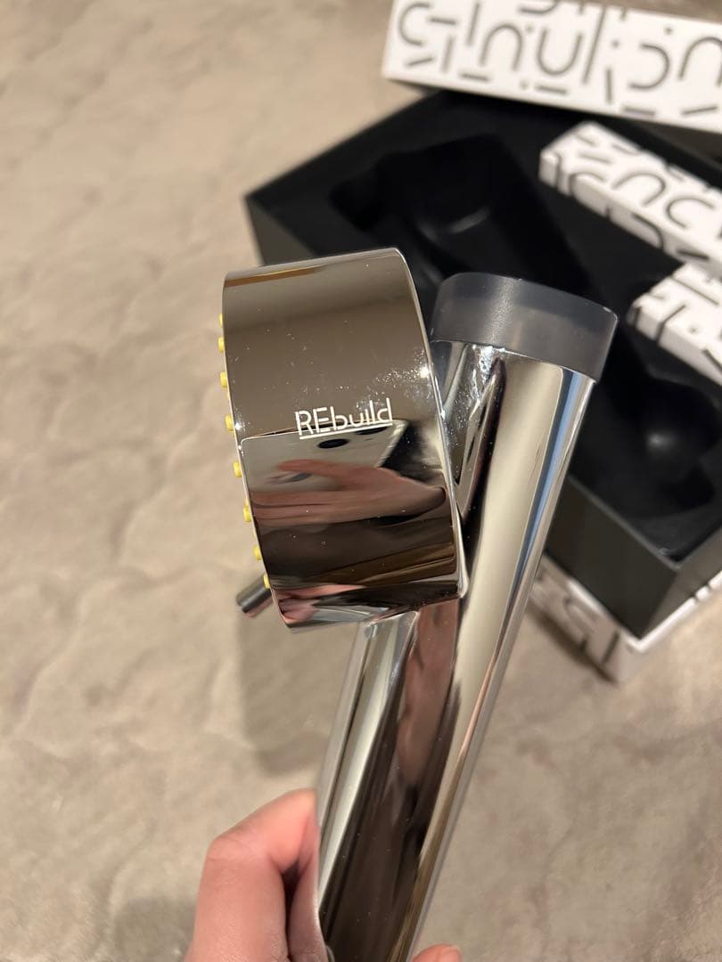 【美品】REbuild メタリックシャワーヘッド