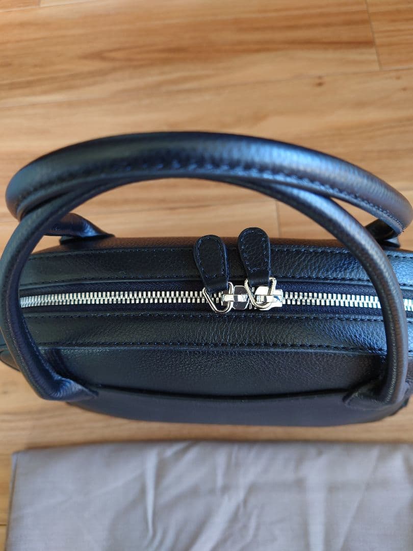 バッグ MAISON CANAU SHRINK ROUND-BOSTON(M)