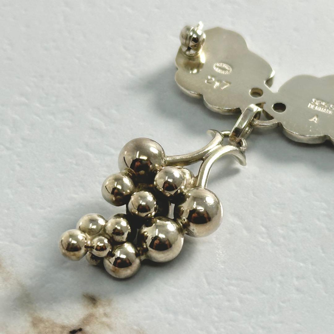  　217　A　ブローチ　グレープ　シルバー　925