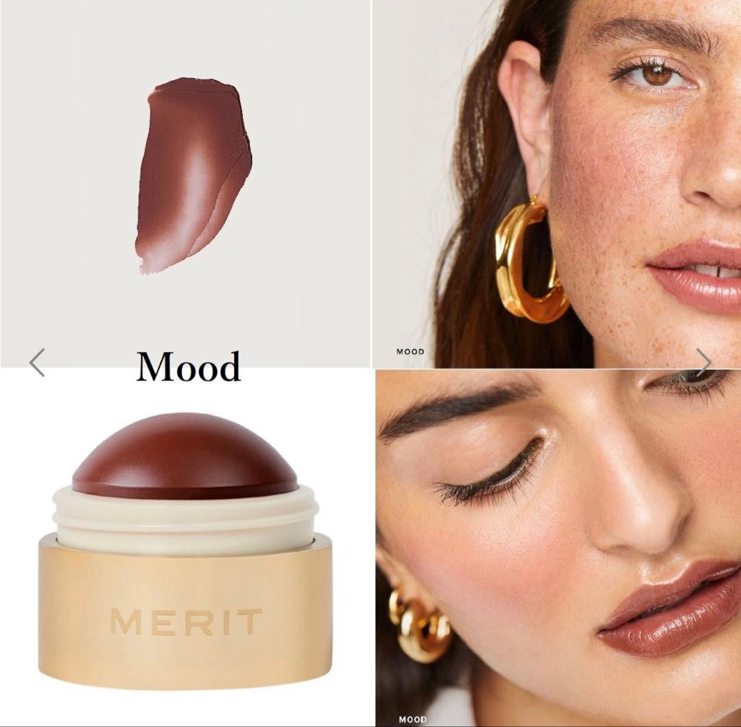 [新品]MERIT フラッシュバーム クリーム ブラッシュ トリオ　3色セット