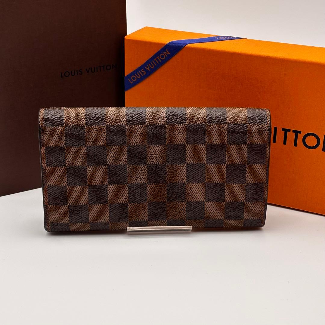 ルイヴィトン✨ダミエ✨ポシェット ポルトモネ クレディ 二つ折り財布