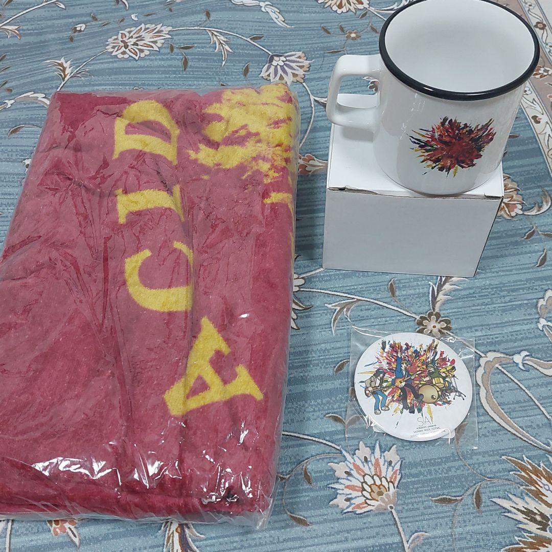 ACIDMAN　SAI　バスタオル　缶バッジ　マグカップ