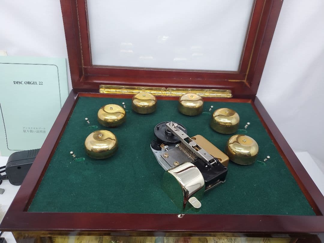 ミスタークリスマス　ディスクオルゴール　ディスク10枚　22弁　ベル