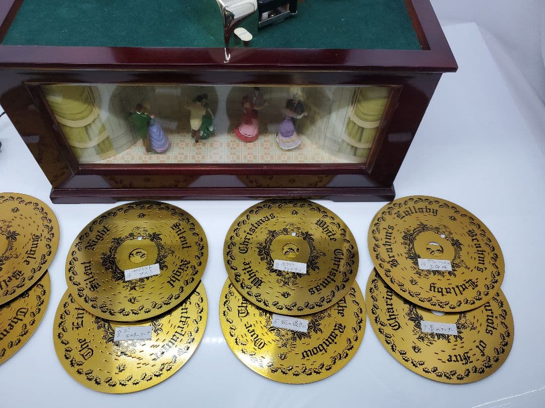 ミスタークリスマス　ディスクオルゴール　ディスク10枚　22弁　ベル