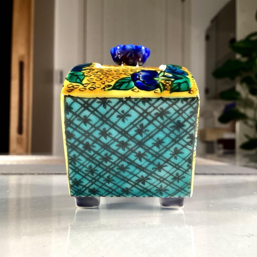 九谷焼　洋山　香合