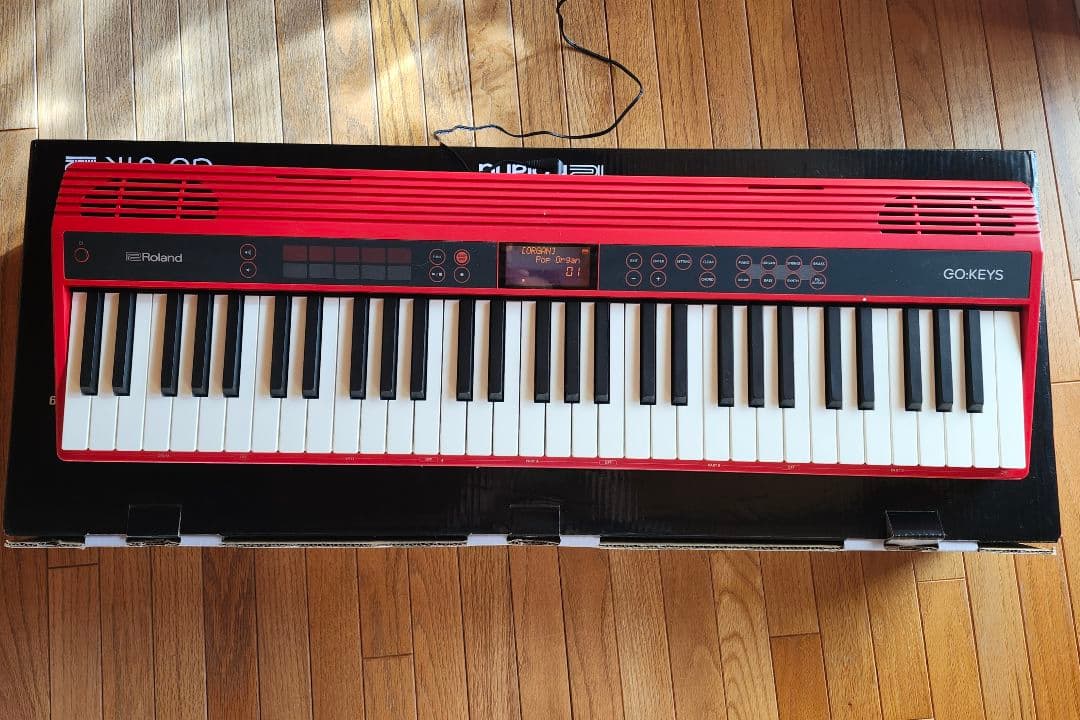 【美品】Roland GO:KEYS 61鍵 赤 レッド