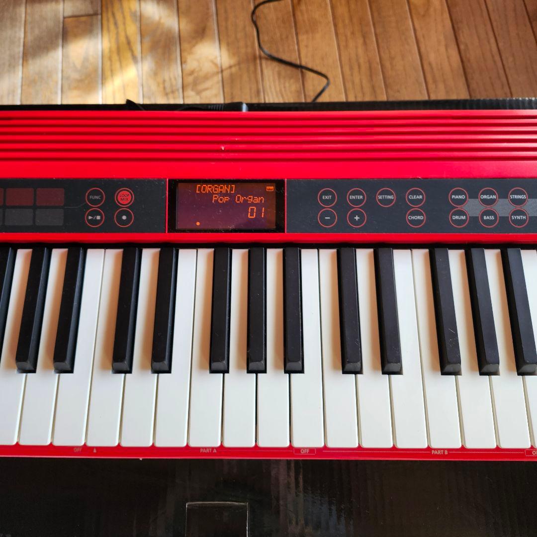 【美品】Roland GO:KEYS 61鍵 赤 レッド