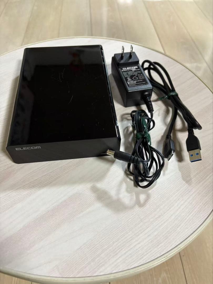 ELECOM ELD-STV040UBK 4TB 外付けハードディスク
