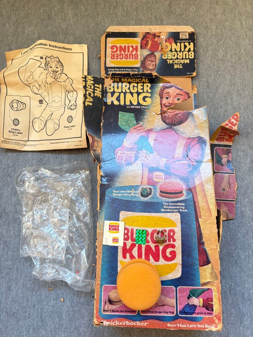 その他 Vintage knicker bocker Burger King