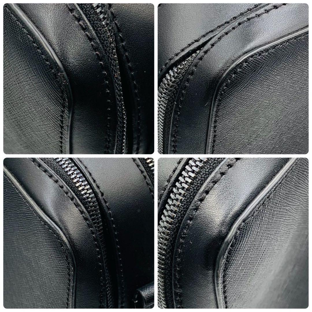 未使用級✨カルバンクライン 2way ブリーフケース ビジネス 黒 レザー