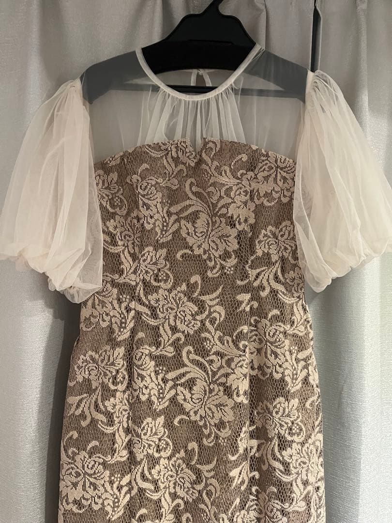 LAGUNAMOON ラグナムーン ドレス　フラワージャガードレースワンピース