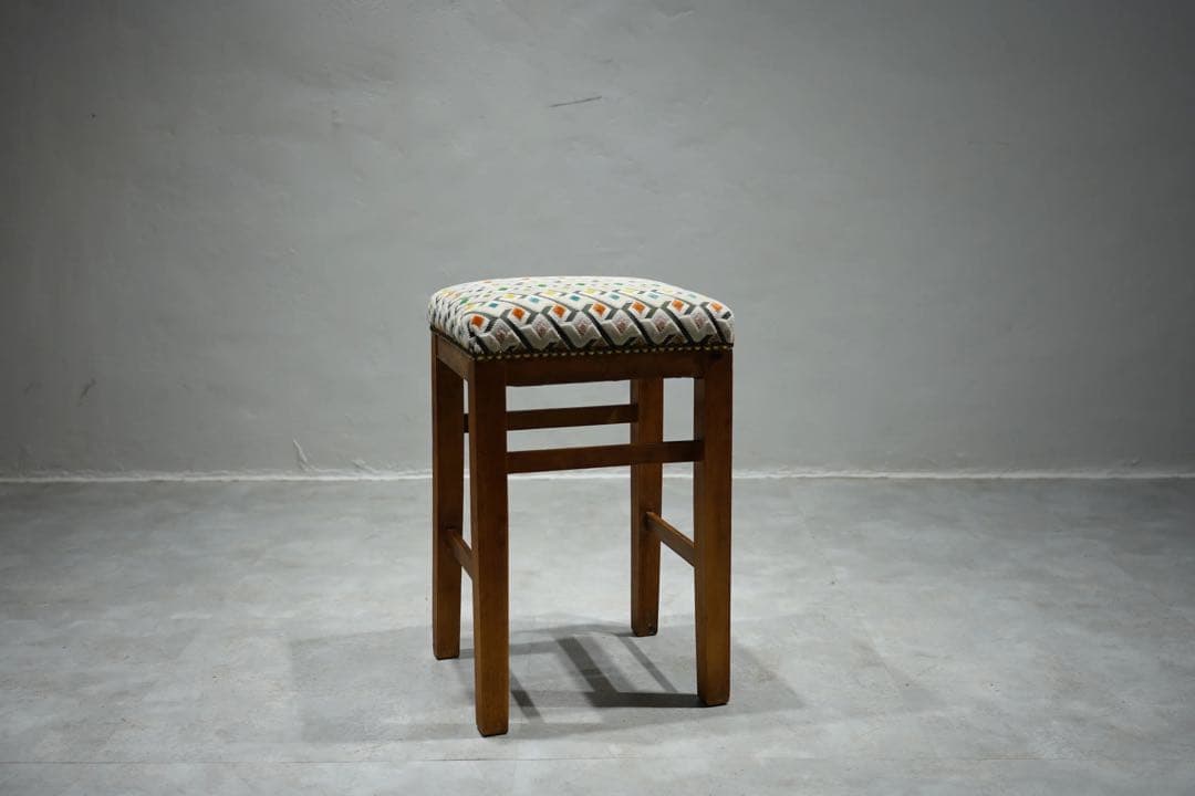 木製スツール　昭和　ビンテージ　ジャパンアンティーク　チェア　レトロ