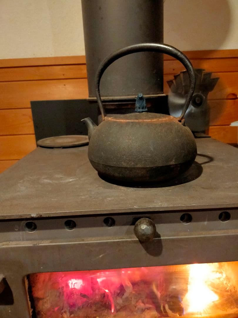 南部鉄器　釜定　新珠　肌　説明書付き