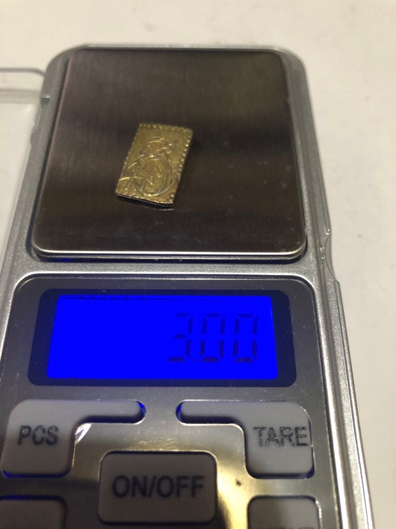 明治二分金 3.00g