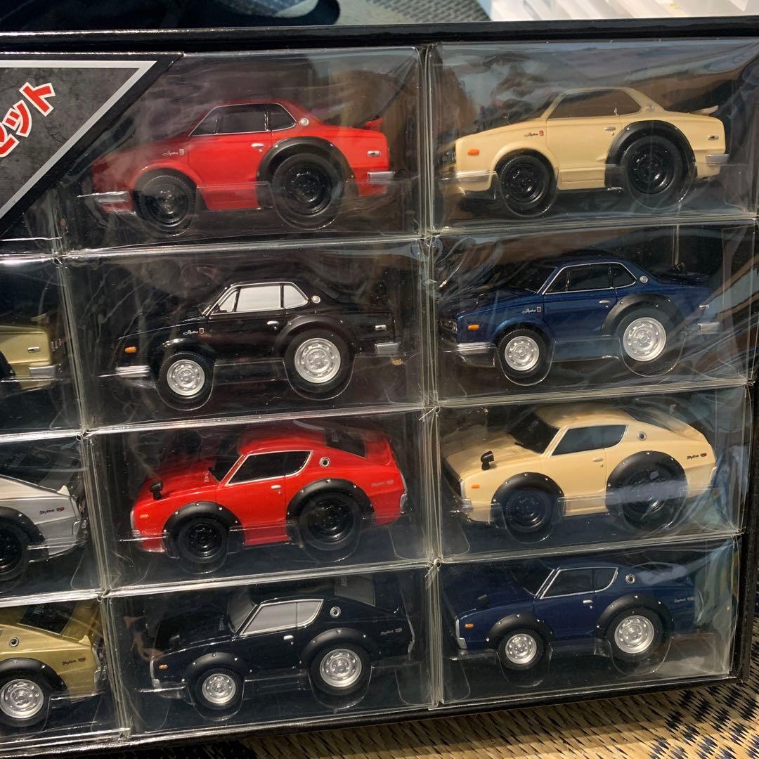国産 ニッサン車　限定コレクション12 ミニカーセット @car スカイライン