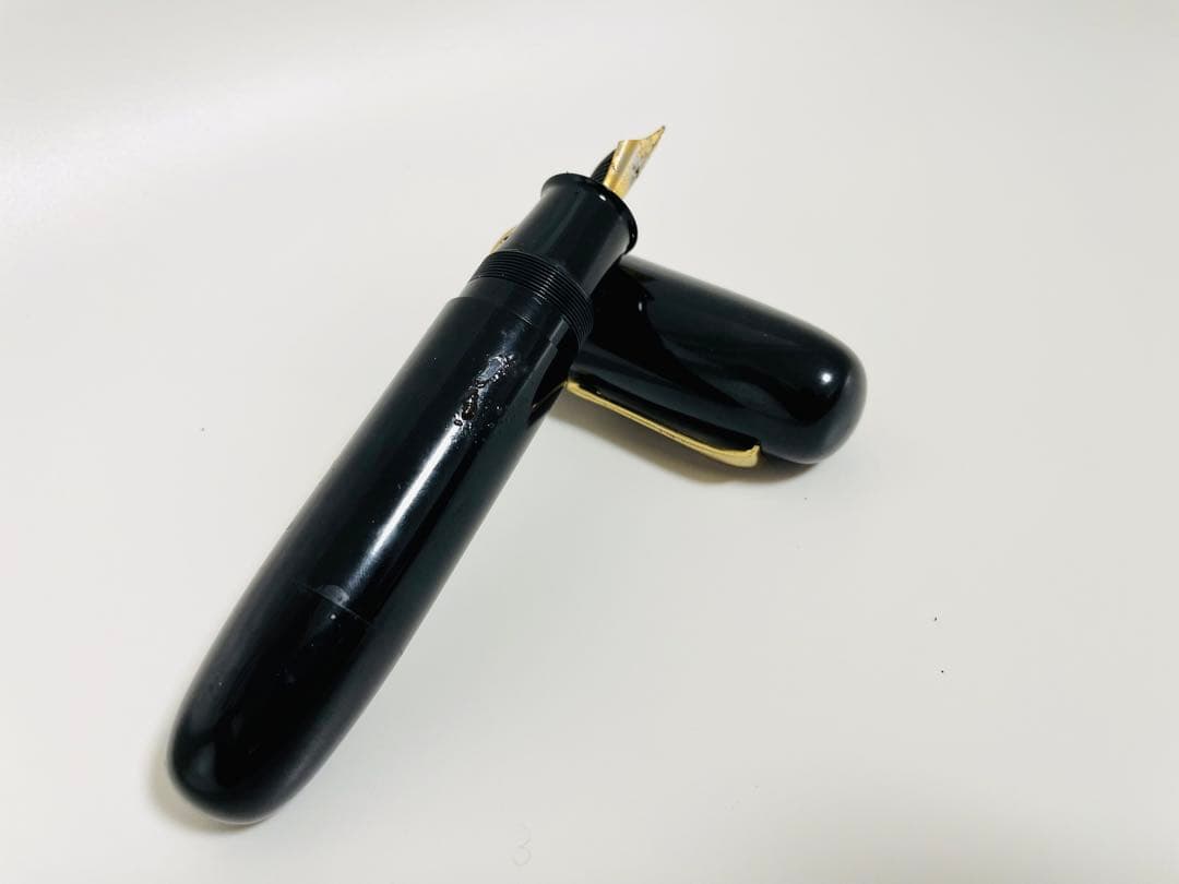 NEW CLIP　極太万年筆　ヴィンテージ　レトロ　アンティーク　貴重品　レア