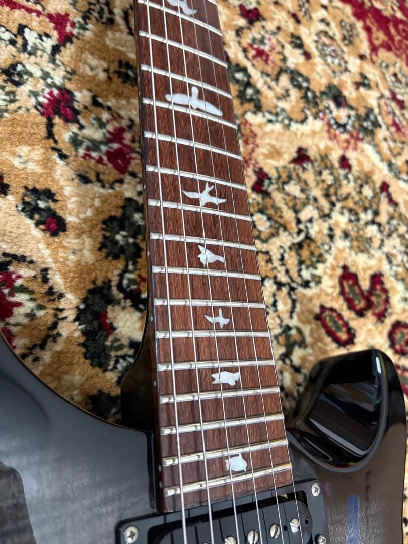 ギター mamePRS SE Custom24 Chacoal Burst