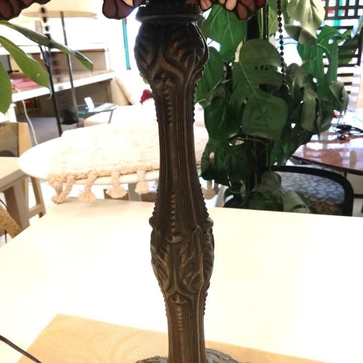 新春初売りセール◇自社配or引取限定◇アンティークステンドランプ　ブロンズベース