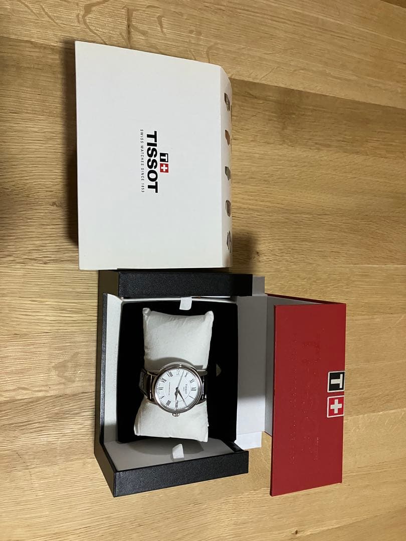 【フェイト】TISSOT 自動巻き時計 ホワイトダイヤル