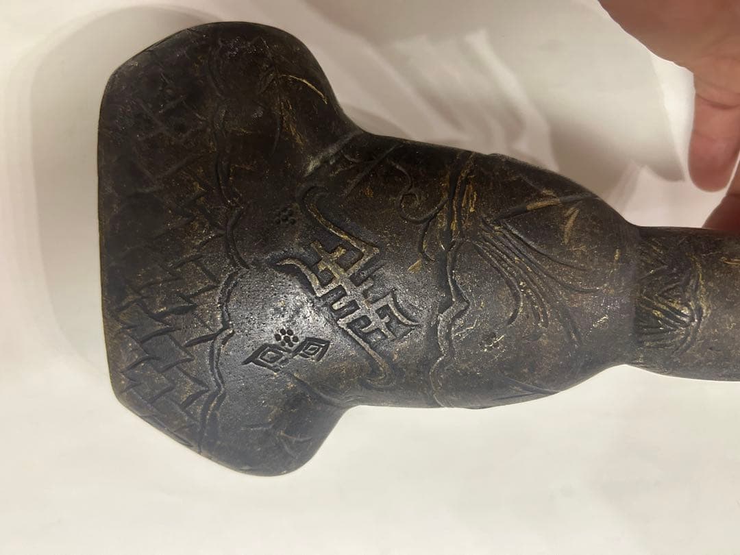 古佛像，時代物，在銘，古銅製