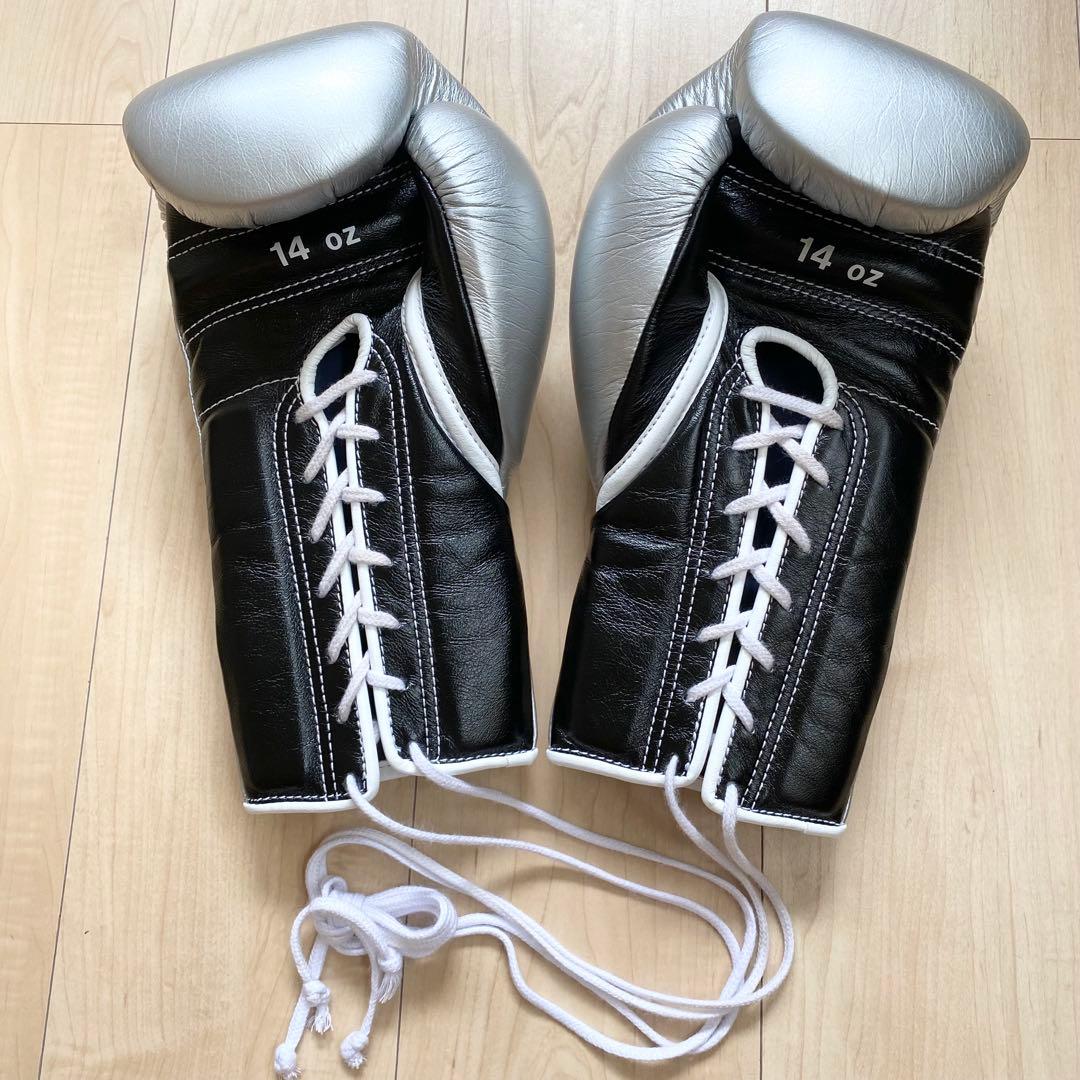 ウイニング winning 14オンス ボクシンググローブ シルバー