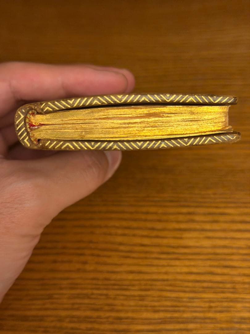 1910年 フランス アンティーク 革張り 典礼書 ミゼル 祈祷書 聖書