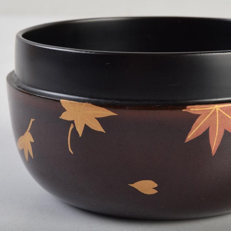 茶道具　玉泉作　春秋蒔絵　平棗　共箱　V　8736