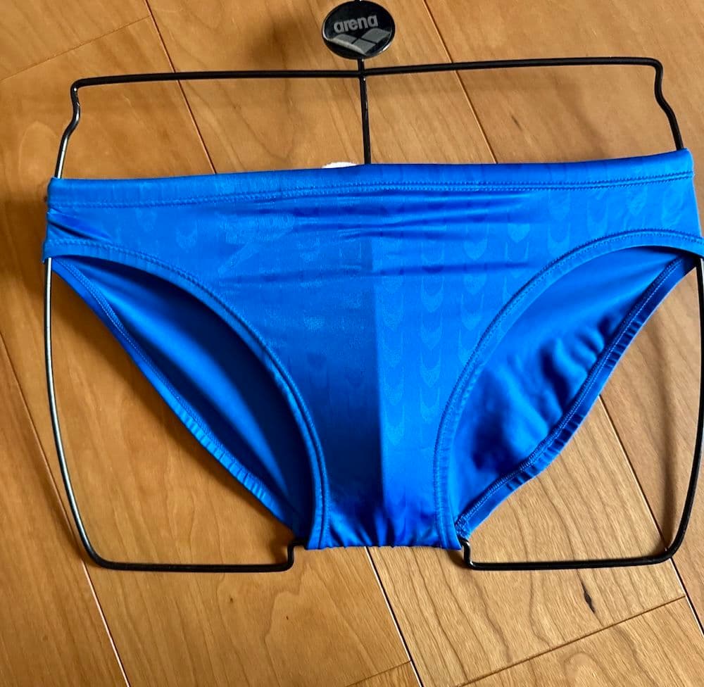 【美品】SPEEDO アクアブレードⅡ　ダイナカット　ブルー　ウロコ　競パン