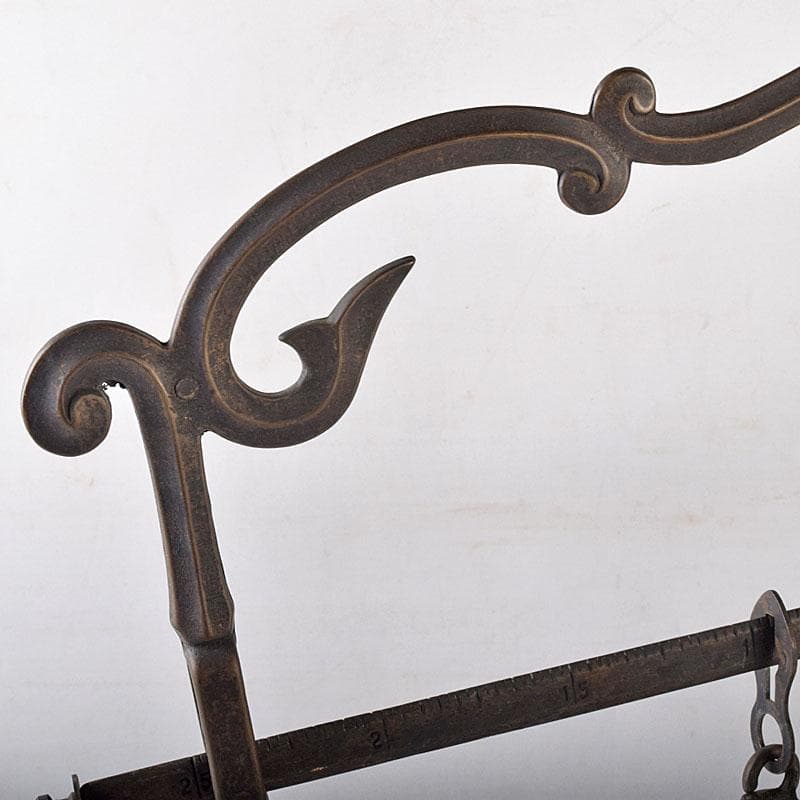 アンティーク　真鍮製　天秤はかり　置物　重さ約4.5㎏　M　R8127B