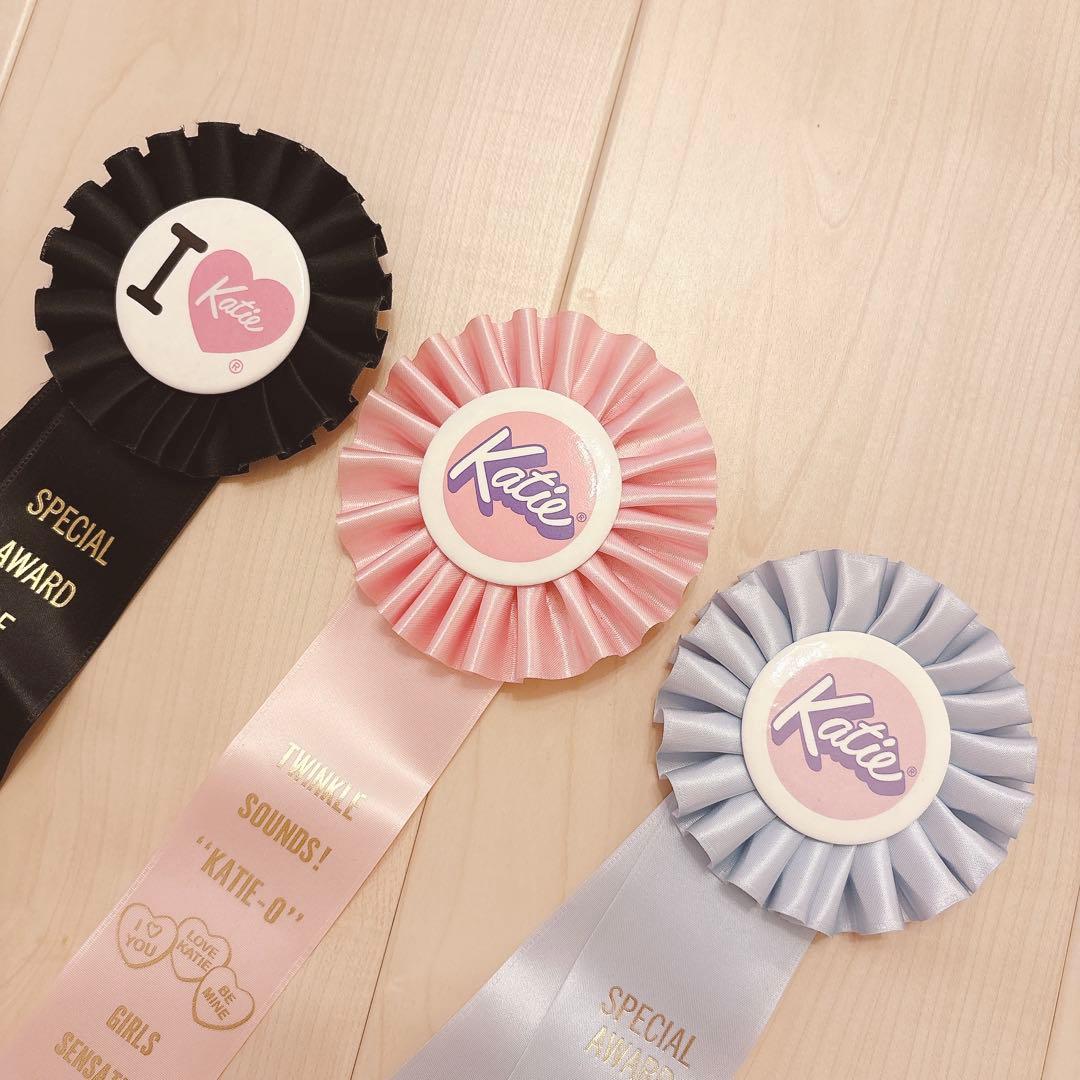 【セット】Katie ロゼット ビッグ缶バッジ ネックレス チョーカー