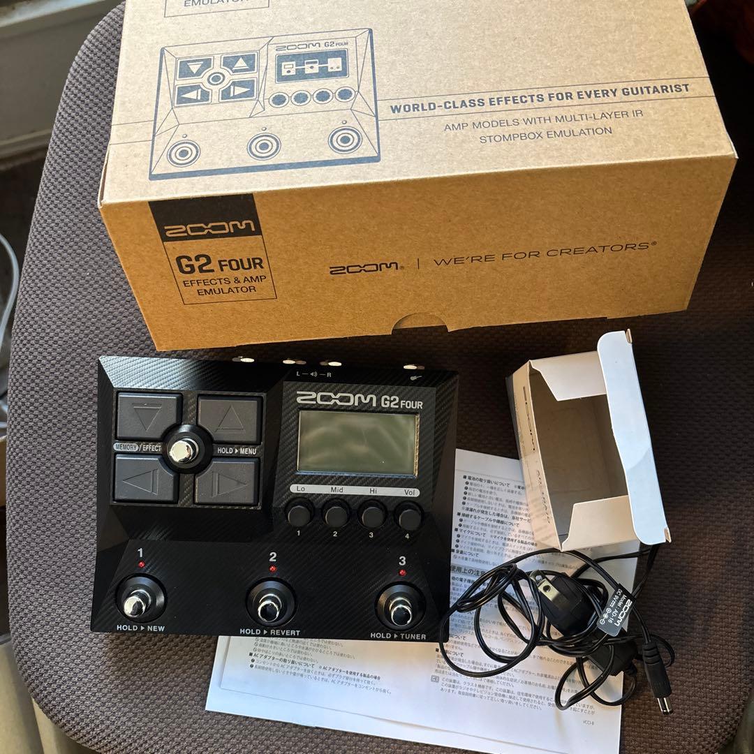 Zoom G2 FOUR エフェクター　保証書あり