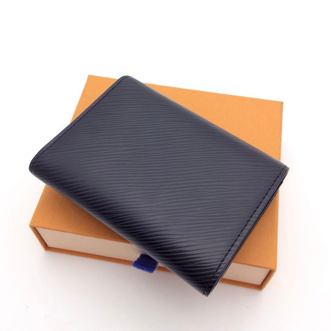 ルイヴィトン エピ ポルトフォイユ ツイスト コンパクト 黒 三つ折り財布