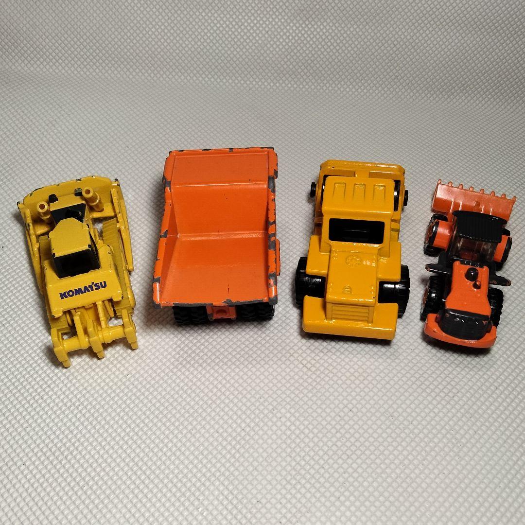 4989 ミニカー 働く車 建設土木系 工事車両セット ルース品