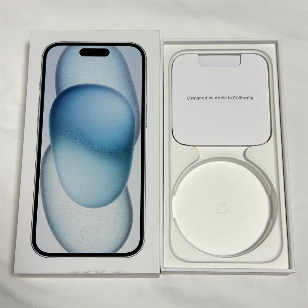 【状態良好】iPhone15 128GB ブルー